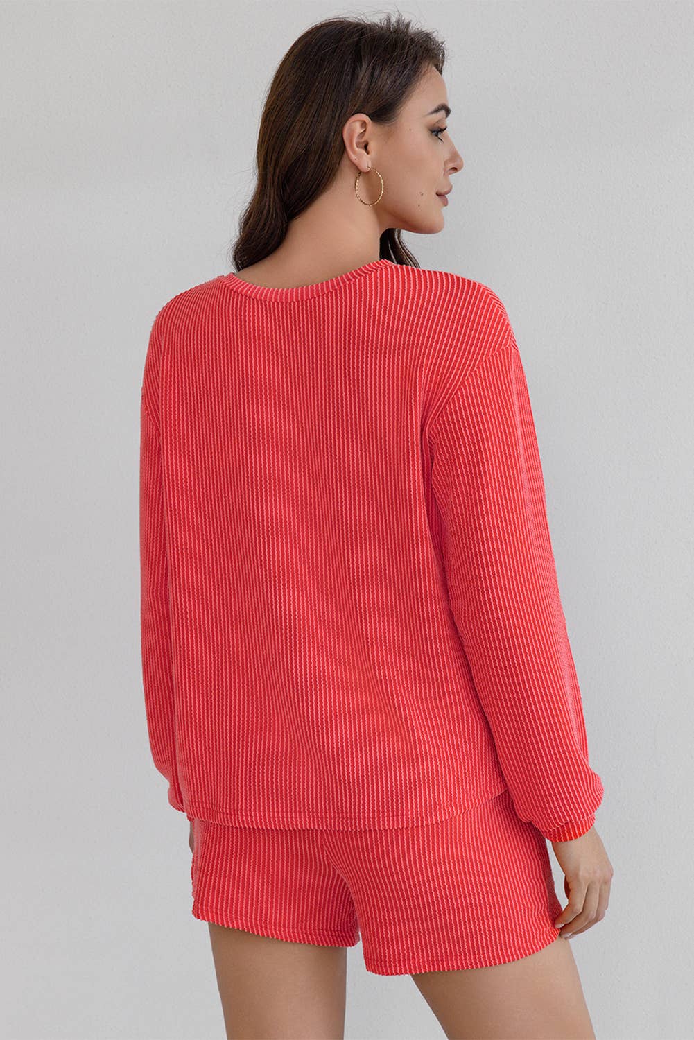 Kinsey Long Sleeve Top Shorts Set