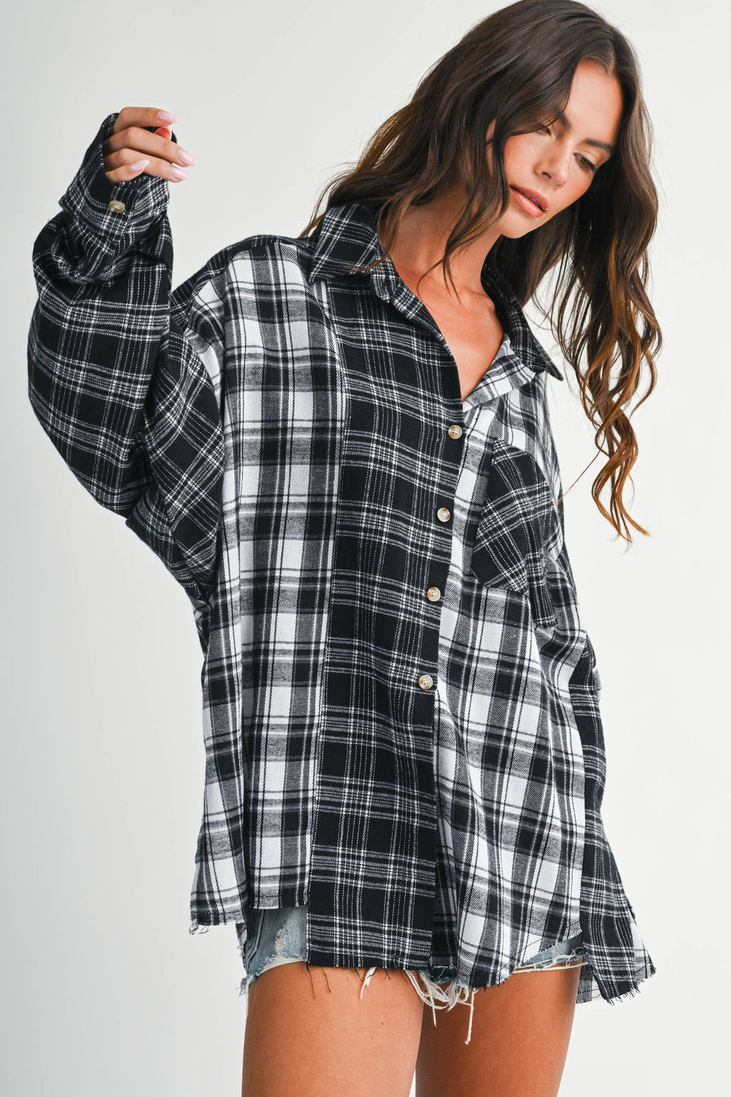 8376EN Kambrie Plaid Flannel Shirt