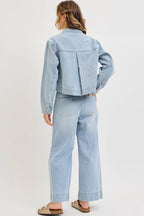 WIDE LEG  DENIM JEANS