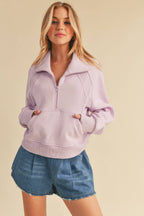 950CK Dove Funnel Neck Half Zip 6