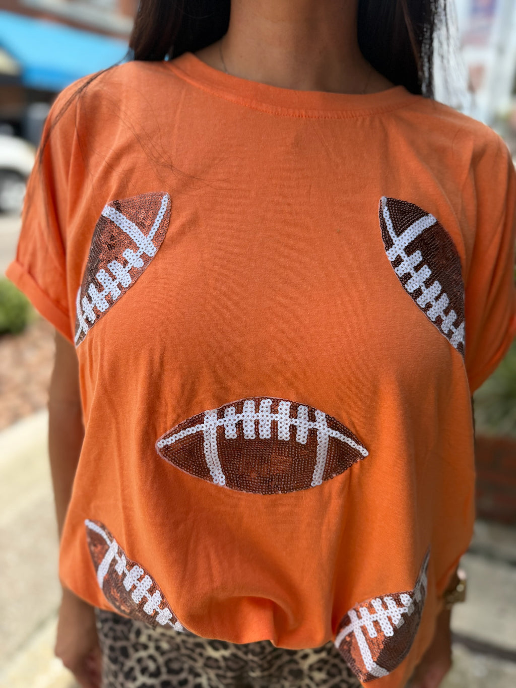 It's Giving Gameday Sequin Top