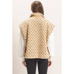 Polka Dot Sherpa Vest