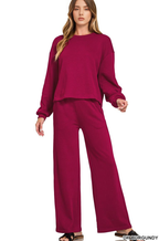 French Rib Pullover & Pants 2PC Set