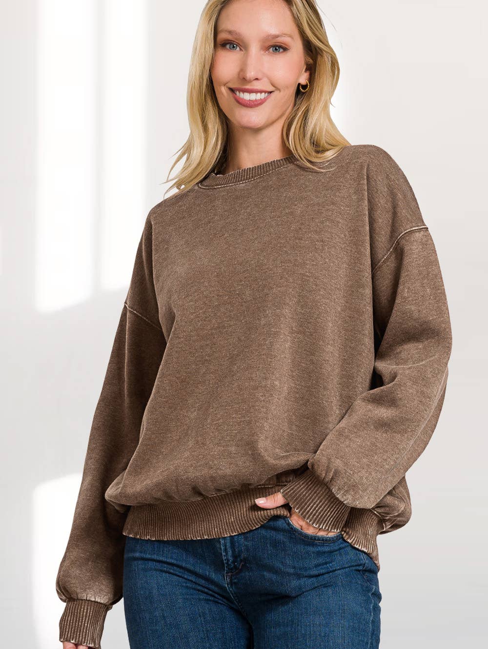 Acid Washed Pullover