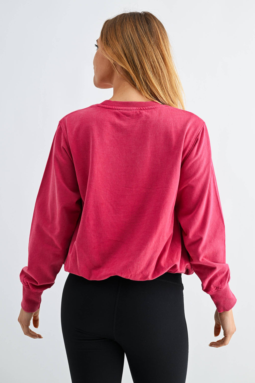 Mineral Cloud Bubble Hem Pullover