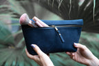 Personalized Leather Make Up Bag, Perfect Bridesmaid Gift, Makeup Organizer, Cosmetic Bag, Makeup Case, Make Up Bag Gift for Women, Personalized Makeup Bag