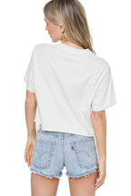 Cowboy Essentials Graphic S/S Faux Cropped Tee