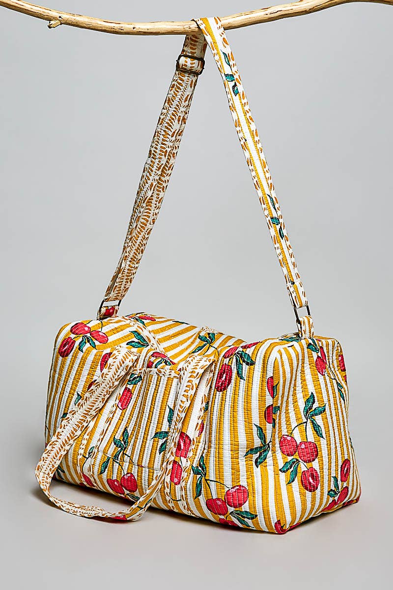 Front Pocket Quilted Adjustable Strap Bag