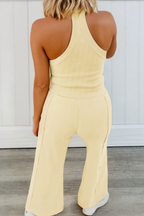 LAS Ribbed Tank Top and Sweatpants Set (S-XL)