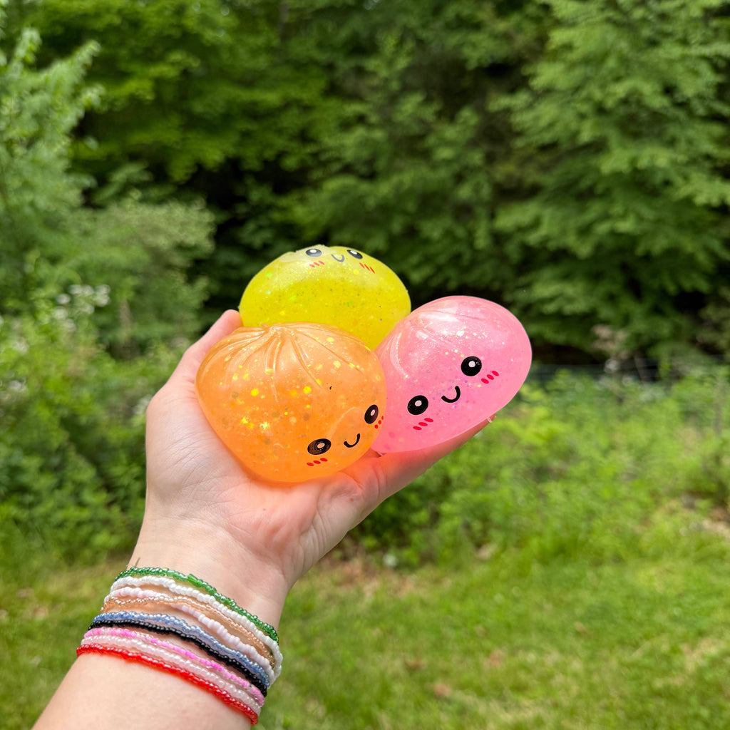 Squishy Toy - Viral Dumpling, Glow In The Dark