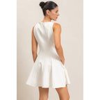 Sleeveless Fit And Flare Dress