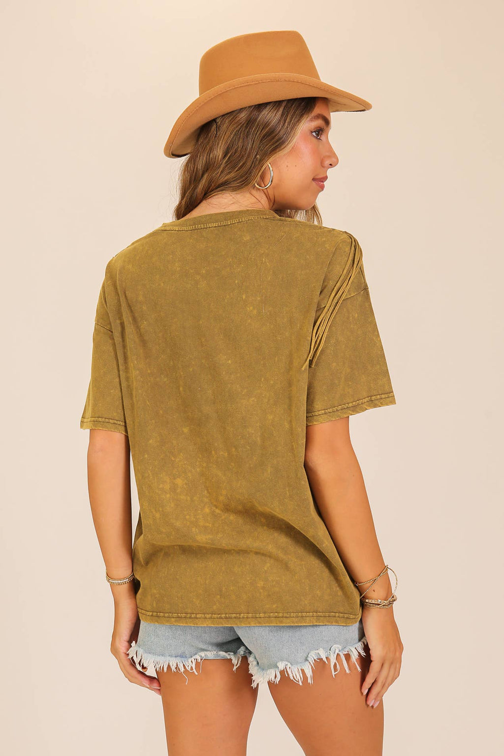 Vintage Fringe Boho Washed Tee