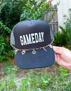 GAMEDAY Black Trucker Hat
