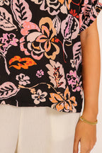 Coastal Bloom Printed Blouse