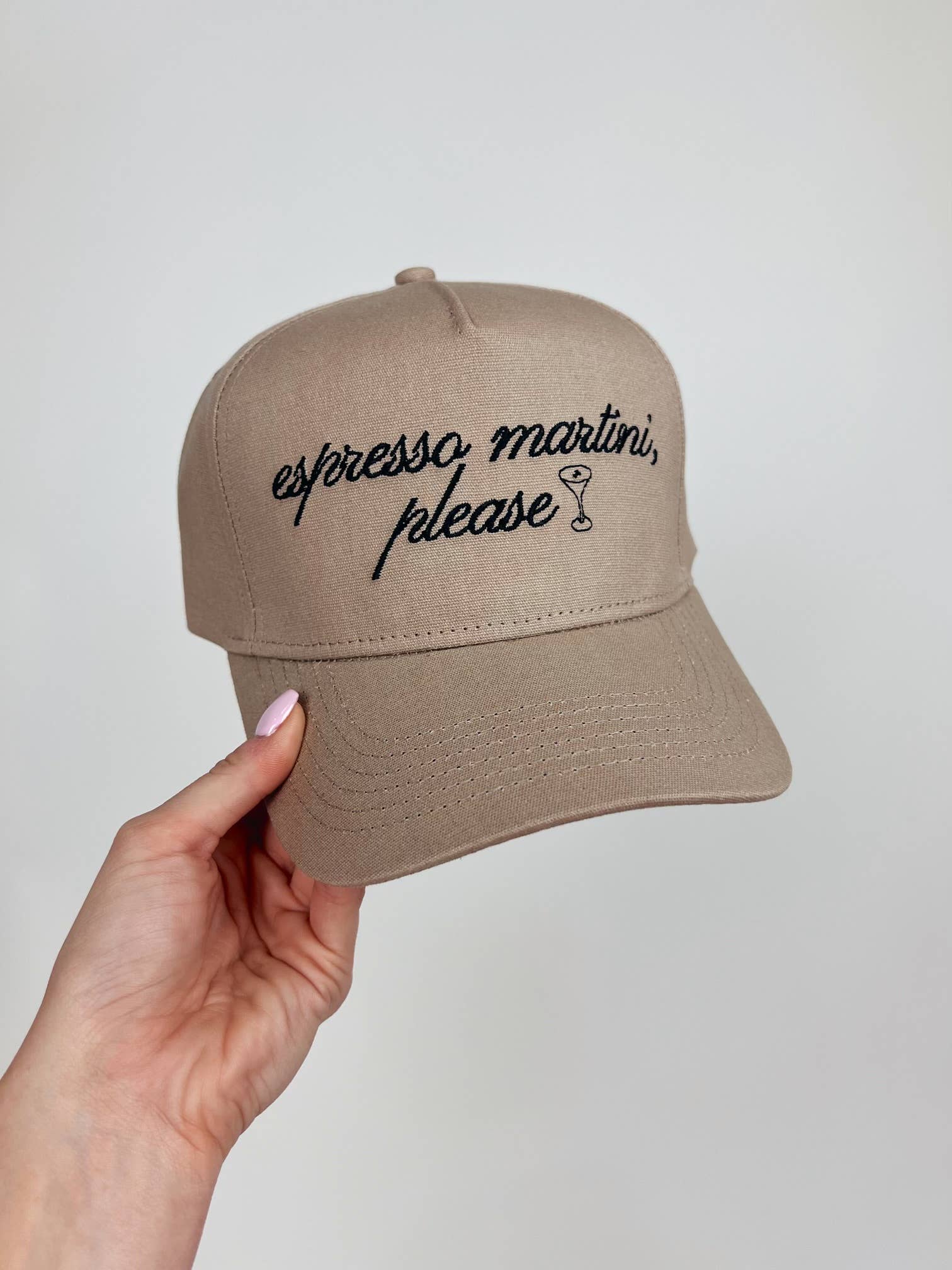 Espresso Martini Please Embroidered Hat 