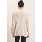 Patch Pocket Chenille Cardigan