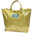 LM-BG-1003 TOTE BAG YELLOW/BLUE DOT