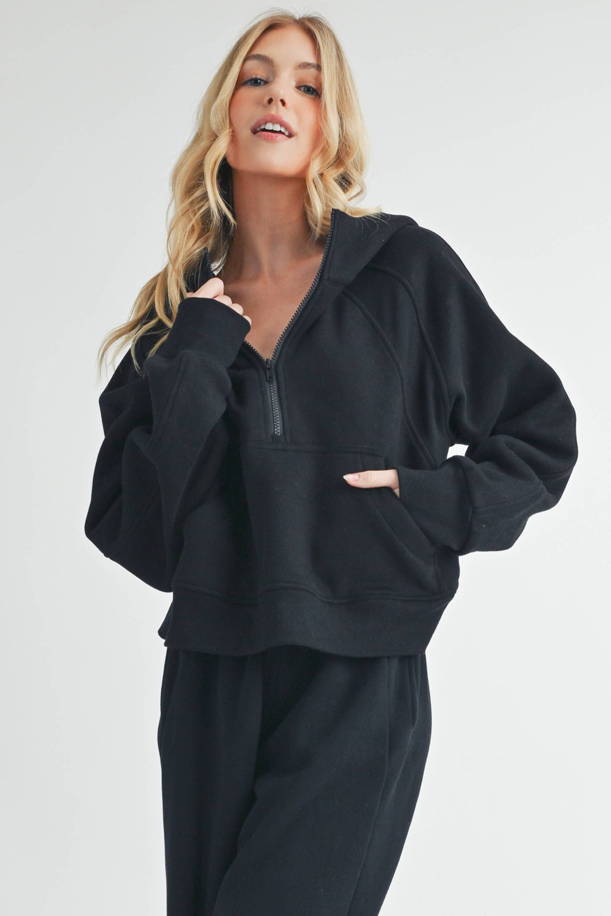 946CK Drea Half-Zip Hoodie