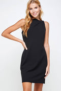 Solid Shift Dress