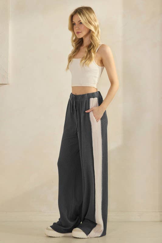 EP6861-10 URBAN RIB CASUAL PANTS