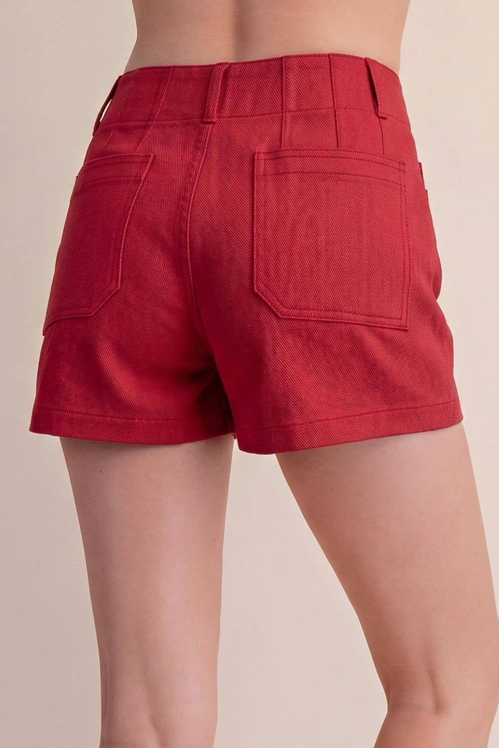 Colette Shorts Scallop Detail Pocket