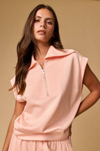 Blake Half Zip Top + Shorts Set