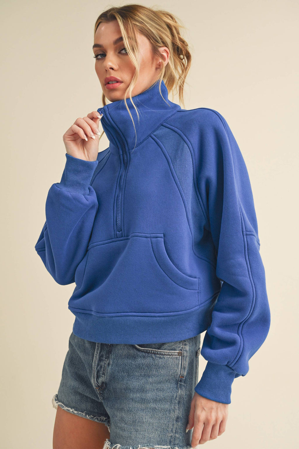 946CK Drea Half-Zip Hoodie
