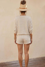 Sand Stripe Lounge Set