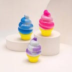 12PCS - Ice Cream Cone Squeeze Squishy Stress Relief Toy