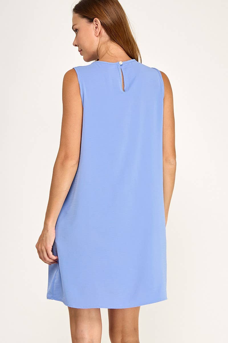 Solid Shift Dress