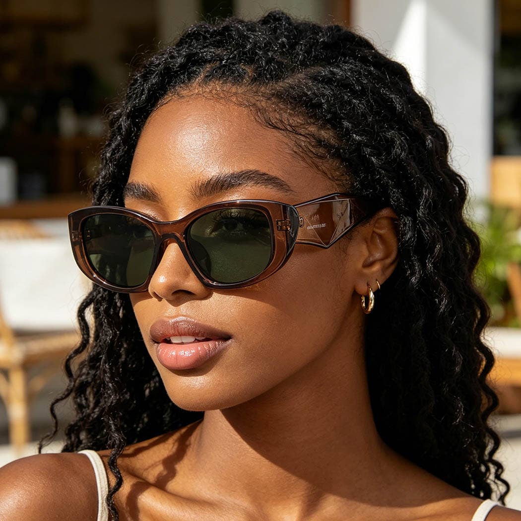 Modern Geometric Cut Sunglasses
