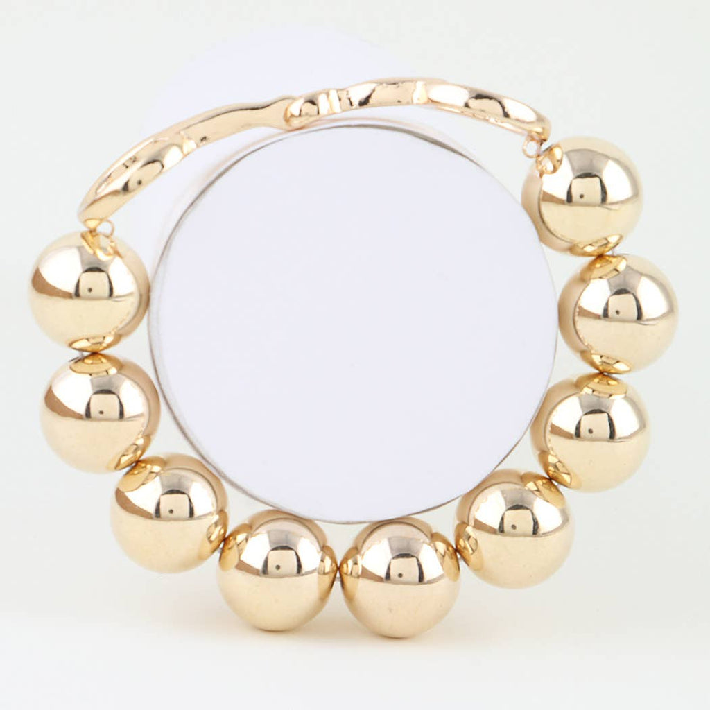 Polished Toggle Beaded Bracelet