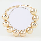 Polished Toggle Beaded Bracelet