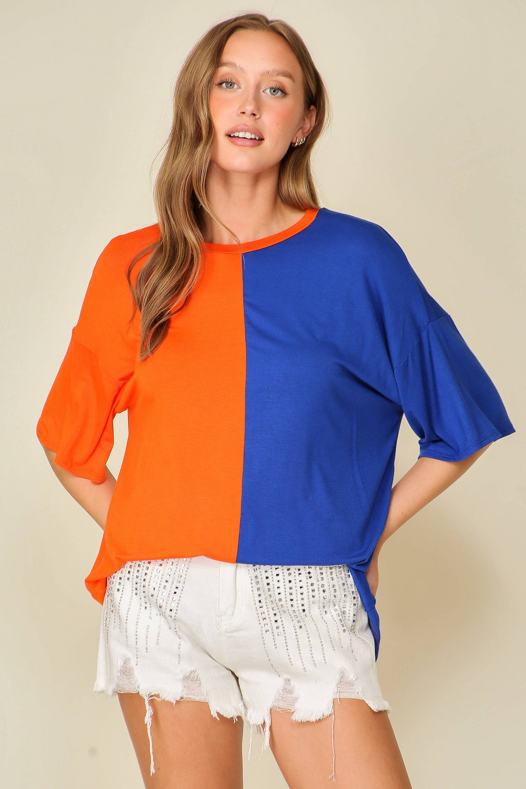 Game Day Multi Color Knit Top 3