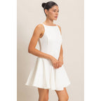 Sleeveless Fit And Flare Dress