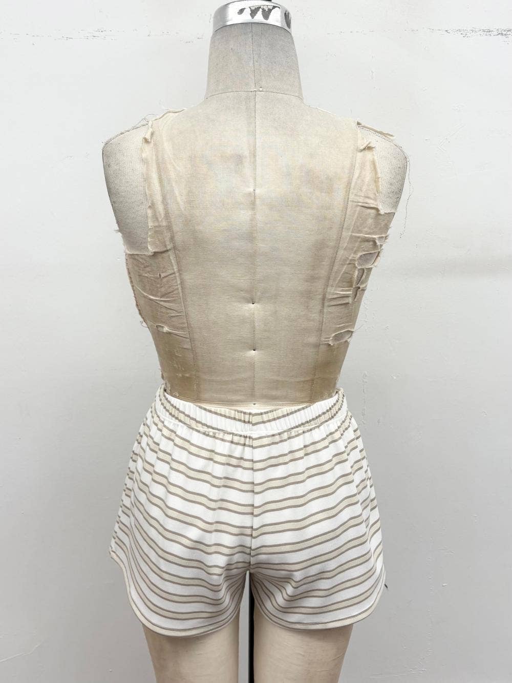Sand Stripe Lounge Set