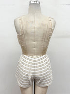 Sand Stripe Lounge Set