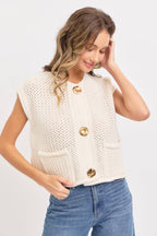 Abby Vest Knit Top