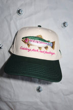Catching Fish Not Feelings Trucker Hat 