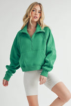950CK Dove Funnel Neck Half Zip 6