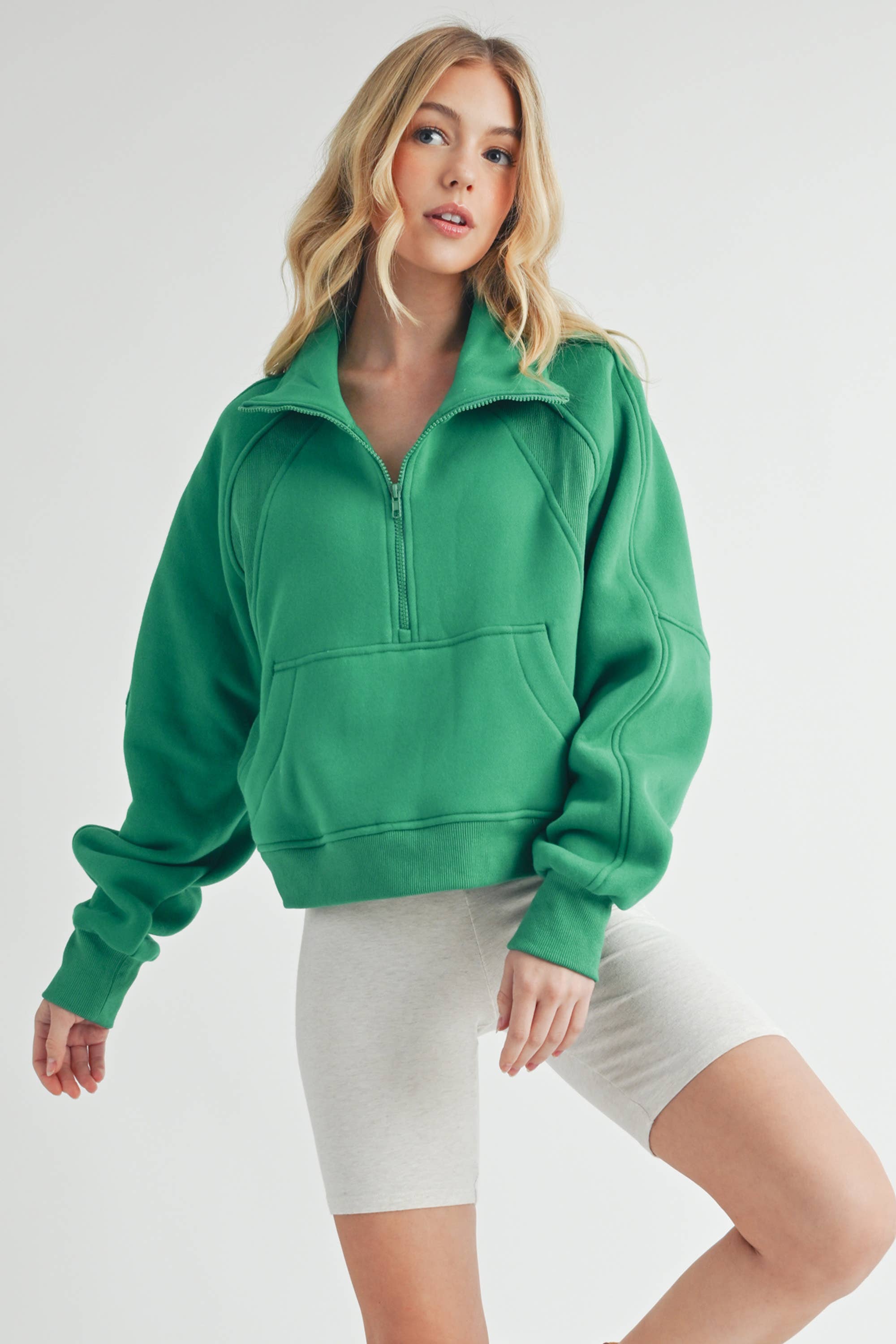 950CK Dove Funnel Neck Half Zip 6