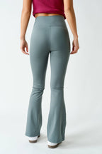 Venice Seamless-Front Flare Pants