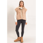 Polka Dot Sherpa Vest