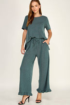 Solid Curly Rib Set
