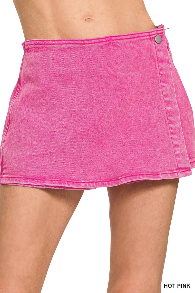 Olivia Washed Skort