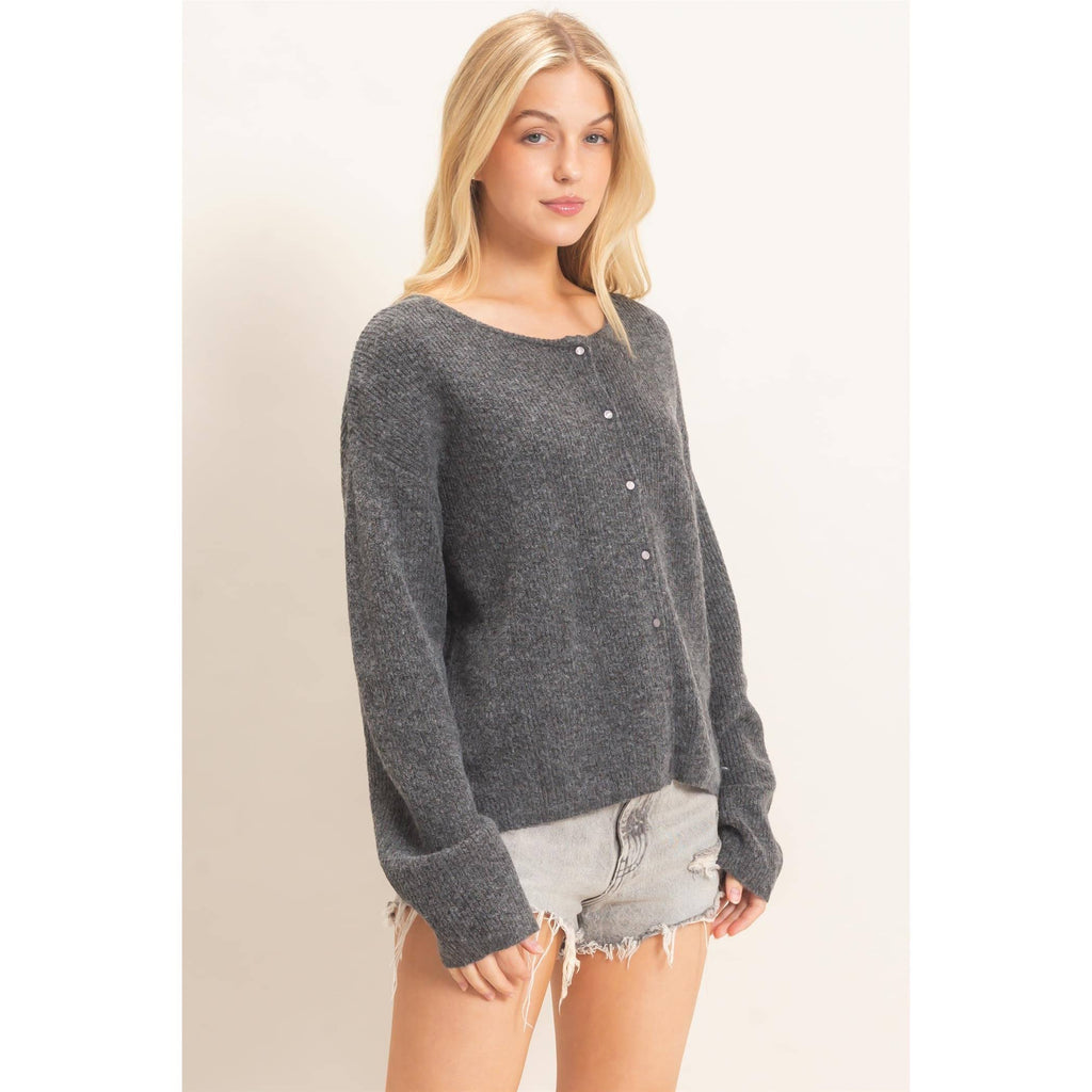 Ribbed Cardigan