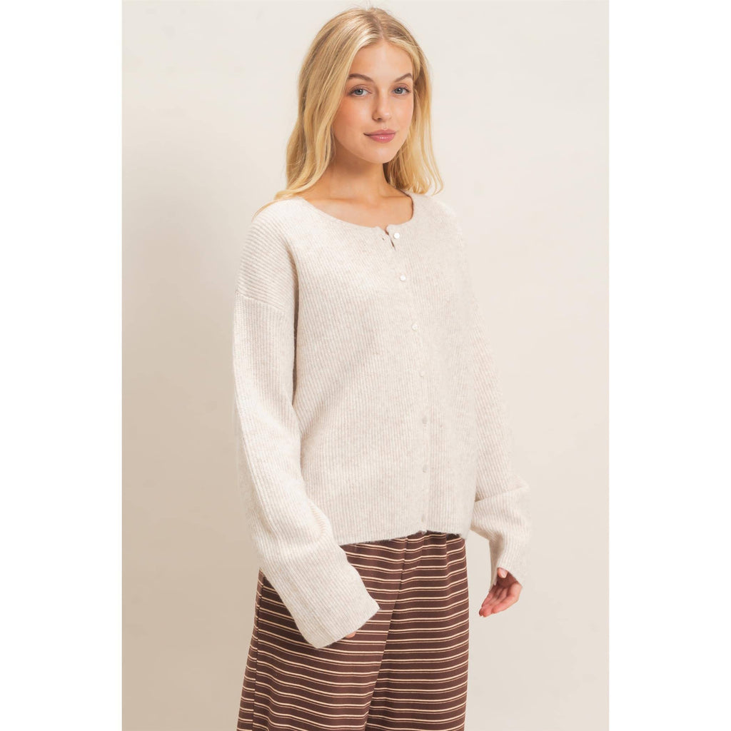 Ribbed Cardigan