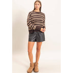 Striped Crew Neck Sweater