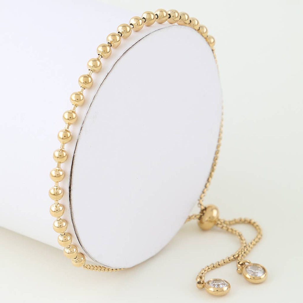 Classic Beaded Toggle Bracelet