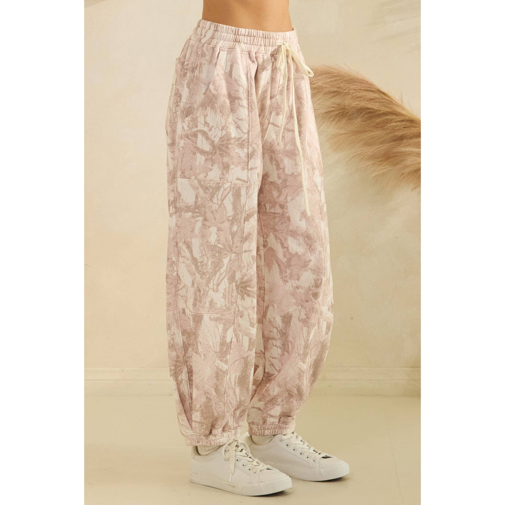 Printed French Terry Pants